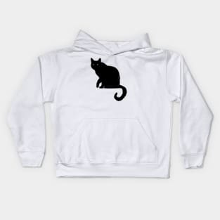 Black Cat void Kids Hoodie